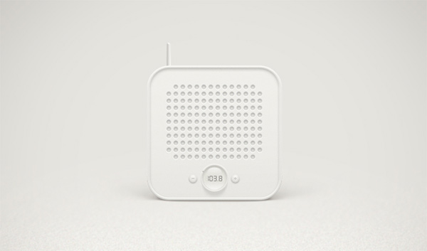 White Rounded Radio Icon white speaker radio icon icon free downloads free antennae   
