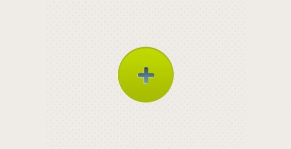 Fat Green Round Web UI Button PSD web unique ui elements ui stylish sign round quality psd plus sign original new modern interface hi-res HD green fresh free download free fat elements download detailed design creative clean circle button big   