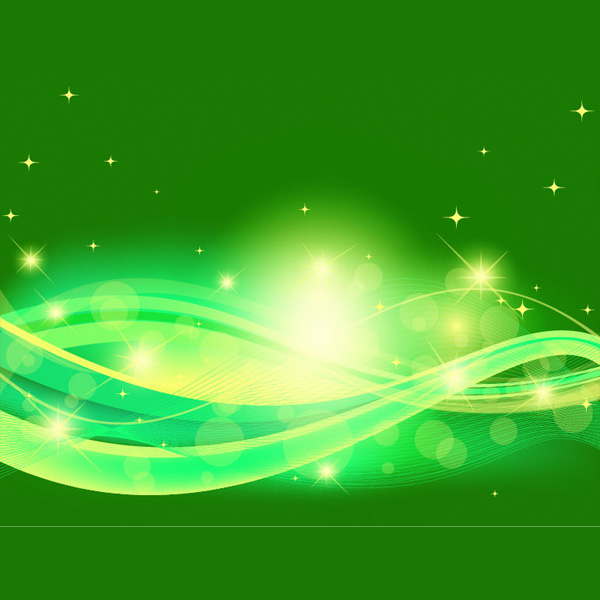 Gleaming Green Wave Bokeh Abstract Background web wave abstract background wave vector unique ui elements stylish stars starry sparkle quality original new lights interface illustrator high quality hi-res HD green graphic fresh free download free eps elements download detailed design creative bokeh background abstract   