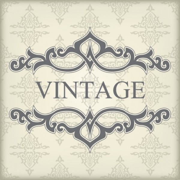Vintage Scroll Decorative Vector Background web vector unique ui elements stylish scroll quality pattern ornate ornamental original new interface illustrator high quality hi-res HD graphic fresh free download free floral eps elements download detailed designer design decorative creative background   