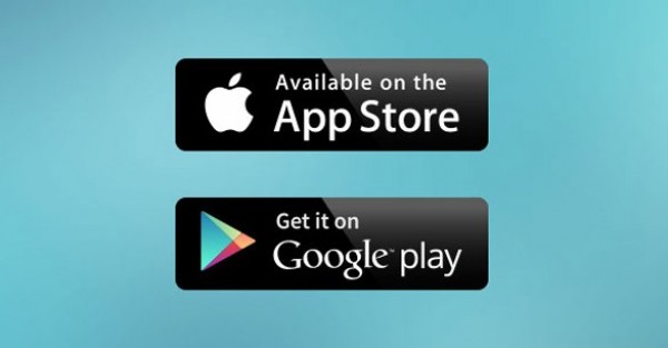 Google Play App Store Badges Set Psd Gooloc