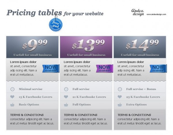 Premium Quality UI Pricing Tables Set PSD web unique ui elements ui tags tables stylish ribbon quality psd professional pricing tables price tables original new modern interface hi-res HD fresh free download free elements download detailed design creative comparison clean chart box   