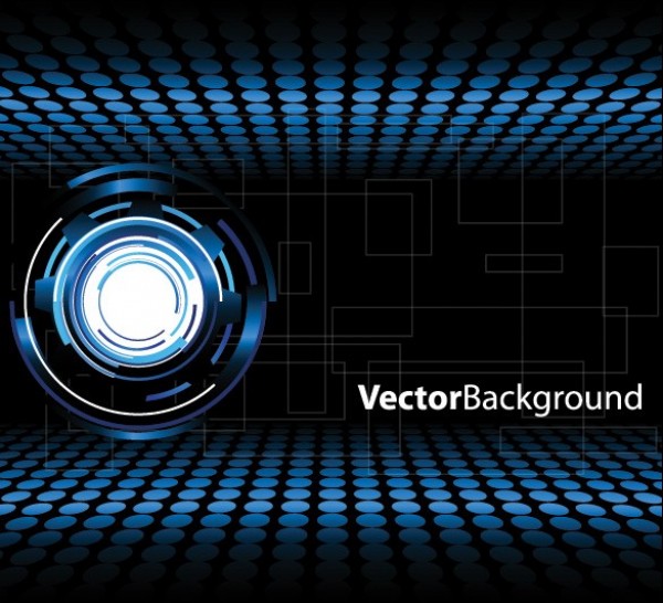 Blue Tech 3D Abstract Vector Background web vector unique stylish quality original illustrator high quality halftone graphic gear futuristic fresh free download free eps download design creative blue background abstract 3d   