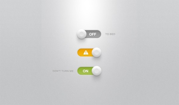 3 Perfect Web UI Toggle Switch Set PSD white web unique ui elements ui toggles toggle switches switch stylish set round quality psd original on/off buttons on/off new modern interface hi-res HD fresh free download free elements download detailed design creative clean buttons alert   