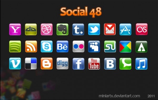 27 Colorful Social Media Icons Set web unique ui elements ui stylish social media social simple set quality png pack original new networking modern media interface icons hi-res HD fresh free download free elements download detailed design creative colorful clean bookmarking   