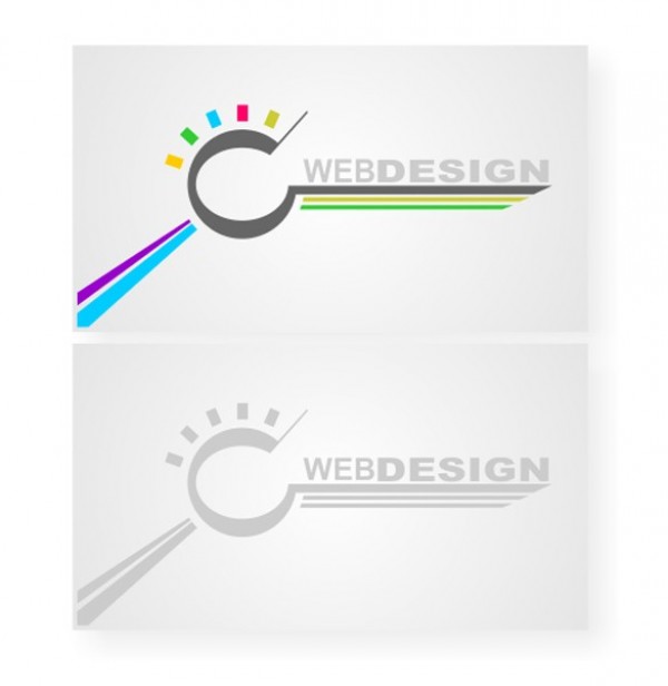 Web Design Business Card Template Set web vector unique ui elements template stylish quality presentation original new logo interface illustrator identity high quality hi-res HD graphic fresh free download free eps elements download detailed designer design creative cdr card business cards ai abstract   