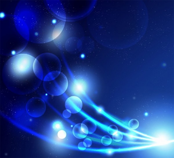 Blue Space Bubbles Abstract Vector Background web vector unique ui elements stylish space quality planets original new lights interface illustrator high quality hi-res HD graphic glowing fresh free download free explosion eps elements download detailed design creative circles bubbles blue background   
