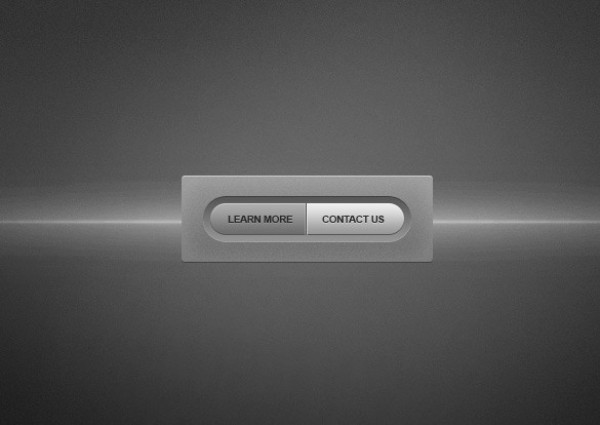 Sleek Greytone Learn More Button PSD web unique ui elements ui stylish quality psd original new modern learn more interface hi-res HD greytone grey fresh free download free elements download detailed design creative contact us clean button   