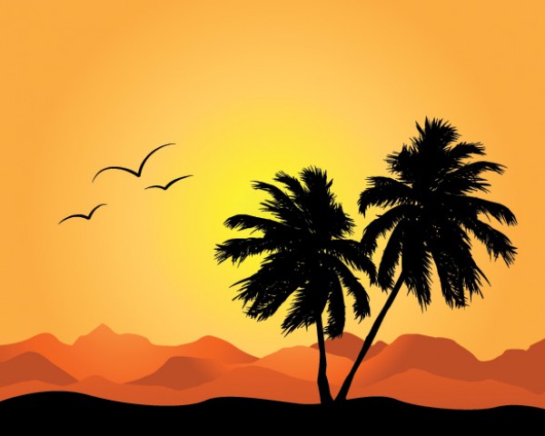 Palm Tree Silhouette Desert Sunset Vector web vectors vector graphic vector unique ultimate ui elements tree silhouette sunset sands quality psd png photoshop palm tree pack original new modern jpg illustrator illustration ico icns high quality hi-def HD fresh free vectors free download free elements download design desert background desert creative background ai   