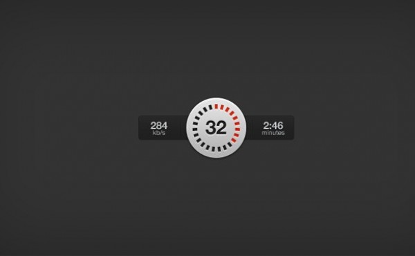 Perfect Minimal Download Status Interface PSD web upload unique ui elements ui stylish quality psd progress bar original new modern minimal interface hi-res HD fresh free download free elements download status download speed download detailed design dark creative clean circular bar   