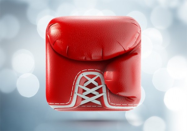 Red Boxing Glove iPhone App Icon PNG web unique ui elements ui stylish red quality png original new modern iphone interface icon hi-res HD fresh free download free elements download detailed design creative clean boxing glove icon boxing glove boxing app   