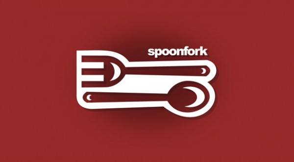 Spoon Fork Restaurant Logo white spoon restaurant psd professional meal logo free psd free logo food elegant dinner clever business   