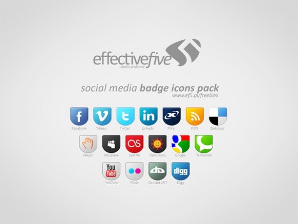 17 Colorful Badge Style Social Media Icons Set web unique ui elements ui stylish social set quality png original new networking modern media interface icons hi-res HD fresh free download free elements download detailed design creative clean bookmarking   