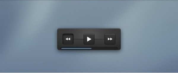 Black Playback Controls Buttons PSD web unique ui elements ui stylish simple quality player buttons playback button play button original new music player buttons modern interface hi-res HD fresh free download free forward elements download detailed design creative clean buttons black   