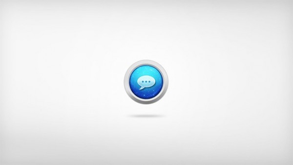 Clean Little Round Chat Icon PSD web unique ui elements ui stylish social icon simple round quality original new modern interface icon hi-res HD fresh free download free elements download detailed design creative cloud clean circular chat icon   