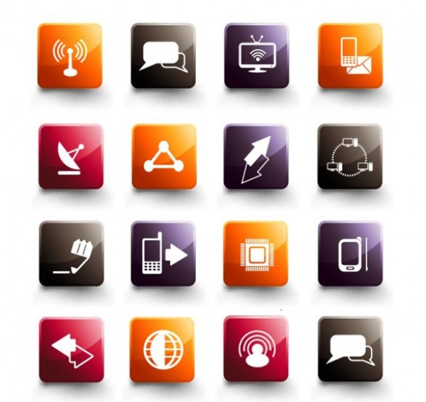 16 Glossy 3D Web Internet Vector Icons Set wireless wifi web vector unique ui elements symbol stylish set satellite quality original new networking mobile internet interface illustrator icons icon high quality hi-res HD graphic global fresh free download free elements download detailed design creative connected   