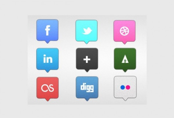 9 Square Chat Style Social Media Icons PSD web unique ui elements ui twitter stylish square speech bubble social set quality original new networking modern media LinkedIn Last FM interface hi-res HD google fresh free download free Forrst flickr facebook elements dribbble download DIGG detailed design creative clean bookmarking 9 Square Chat Style Social Media Icons PSD web unique ui elements ui twitter stylish square speech bubble social set quality original new networking modern media LinkedIn Last FM interface hi-res HD google fresh free download free Forrst flickr facebook elements dribbble download DIGG detailed design creative clean bookmarking