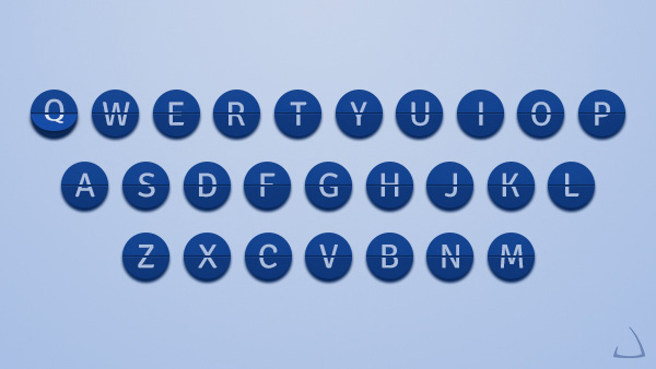 Flip Keyboard Letters and Numbers vector numbers letters keyboard free download free folded flip numbers flip letters flip flat alphabet   