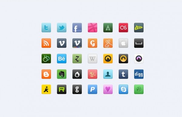 35 Sweet Social Media Icons Set PSD web unique ui elements ui stylish social icons set social set quality psd pack original new networking modern media interface icons hi-res HD fresh free download free elements download detailed design creative colorful clean bookmarking   