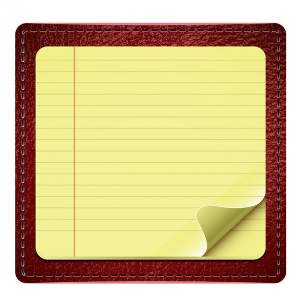 Small Notepaper school paper notepaper leather business background   