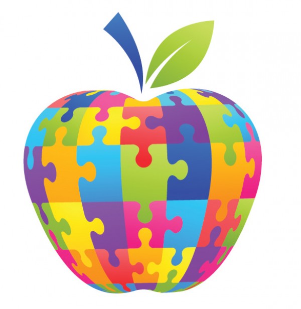 Colorful Apple Jigsaw Puzzle Illustration vectors vector graphic vector unique quality puzzle photoshop pack original modern jigsaw puzzle illustrator illustration icon high quality fresh free vectors free download free download creative colorful apple ai   