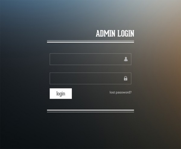 Modern UI Admin Login Template PSD web unique ui elements ui transparent stylish simplistic simple quality psd original new modern login interface hi-res HD fresh free download free elements download detailed design dark creative clean admin login   