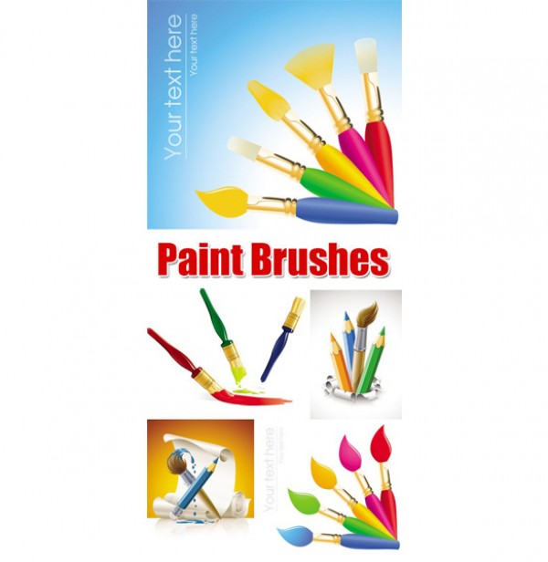 Fresh Paint Brushes and Pencils Vector web vectors vector graphic vector unique ultimate ui elements quality psd png photoshop pencils paint brushes paint pack original new modern jpg illustrator illustration ico icns high quality hi-def HD fresh free vectors free download free elements download design creative colors brush ai   