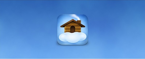 Cozy Log HOME Web Icon PSD web unique ui elements ui stylish simple quality original new modern log home interface home icon home hi-res HD fresh free download free elements download detailed design creative clouds clean   