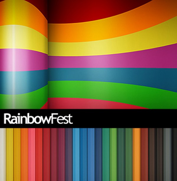4 Rainbowfest Colorful Backgrounds web vectors vector graphic vector unique ultimate ui elements stylish stripes simple rainbow quality psd png photoshop pack original new modern jpg interface illustrator illustration ico icns high quality high detail hi-res HD GIF fresh free vectors free download free elements download detailed design creative colors clean bright background ai   