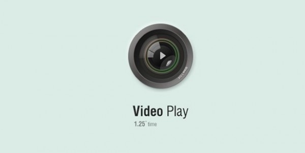 Camera Lens Video Player Start Icon PSD web video player video play button unique ui elements ui stylish shiny quality psd player play button original new modern interface hi-res HD glossy glassy fresh free download free elements download detailed design creative clean camera lens camera button   
