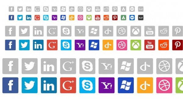 16 Amazing Social Media Icons Pack PSD web unique ui elements ui stylish social icons set social icons social set quality psd pack original new networking modern media interface icons hi-res HD grey fresh free download free elements download detailed design creative color clean bookmarking 16px   