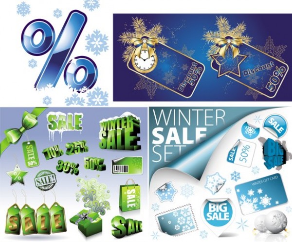 Fresh Winter Sale Stickers & Tags Vector Pack winter sale web vector unique ui elements tags stylish stickers snow shopping bag sales quality original new interface illustrator high quality hi-res HD green graphic fresh free download free elements download detailed design creative blue   