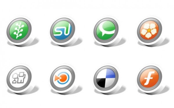 8 Popular Round Social Icons Set web unique ui elements ui stylish social icons social simple round quality popular png original new networking modern interface icons hi-res HD fresh free download free elements download detailed design creative clean   