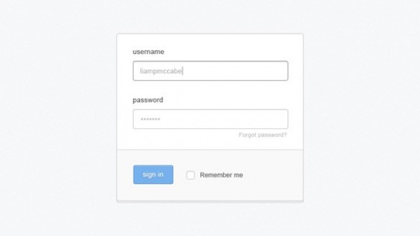 Ultra Clean Stacked Login Form PSD window web unique ui elements ui stylish stacked simple quality original new modern modal login light interface hi-res HD fresh free download free form elements download detailed design creative clean box   