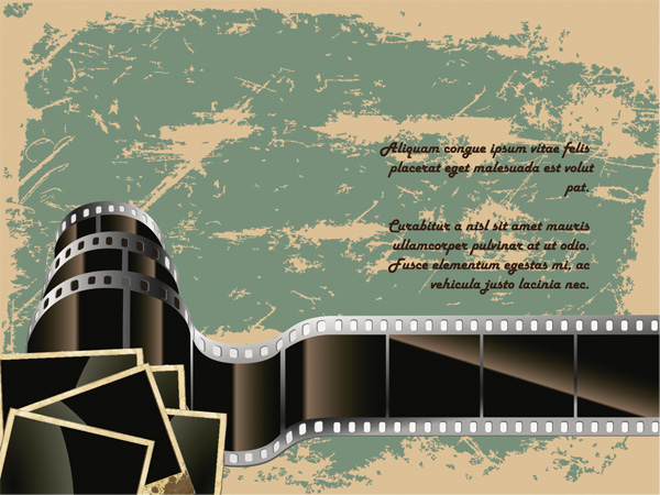 Grungy Retro Film Background web vintage vector unique ui elements stylish snapshots scratched retro quality photos painted original new movie interface illustrator high quality hi-res HD grungy grunge graphic fresh free download free film eps elements download detailed design creative background   