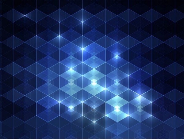 Blue Rhombus Shape Abstract Vector Background web vector unique stylish Shape rhombus quality original illustrator high quality graphic glowing geometric fresh free download free eps download diamond design creative blue background abstract   