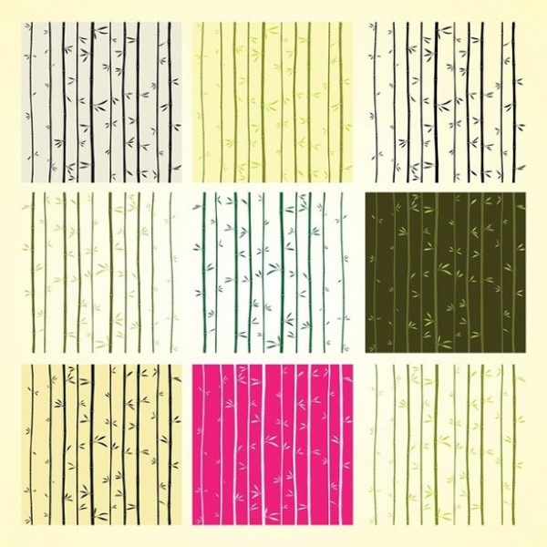 9 Delicate Bamboo Design Vector Backgrounds web vector unique stylish set quality pattern original illustrator high quality graphic fresh free download free download design delicate creative bamboo background ai   