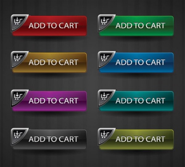 8 eCommerce Add To Cart Vector Buttons Set web vector unique ui elements stylish shopping cart quality original new interface illustrator high quality hi-res HD graphic fresh free download free elements download detailed design creative colorful button add to cart icon add to cart   