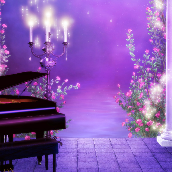 Purple Moonlight Terrace Background PSD web unique ui elements ui terrace stylish quality purple psd original new moonlight garden moonlight moon modern interface hi-res HD grand piano fresh free download free flower garden fantasy elements download detailed design creative clean background   