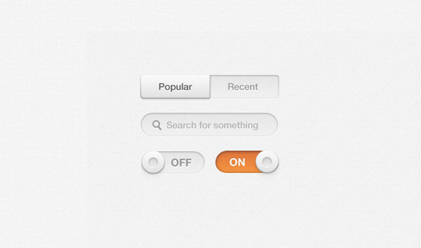 Crisp White Web UI Elements Set PSD white ui elements white toggles white web unique ui kit ui elements ui toggles switches stylish search field quality psd elements psd pressed original orange on/off toggles new modern interface input field hi-res HD fresh free download free elements download detailed design creative clean buttons active   