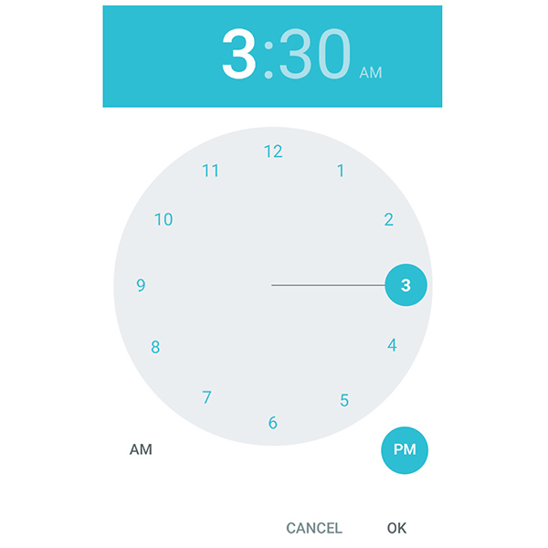 Android Lollipop 5 Time Picker time picker time picker lollipop android   