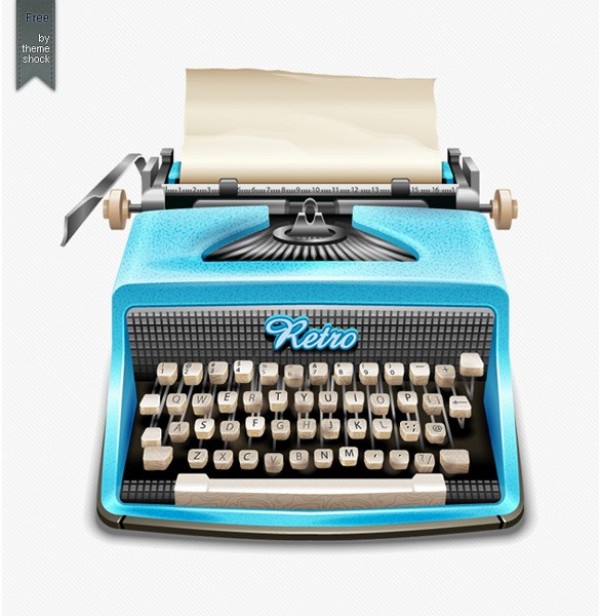 Trendy Vintage Typewriter Vector Icon web vintage vector unique ui elements typewriter stylish retro quality original new interface illustrator icon high quality hi-res HD graphic fresh free download free elements download detailed design creative aqua antique ai   