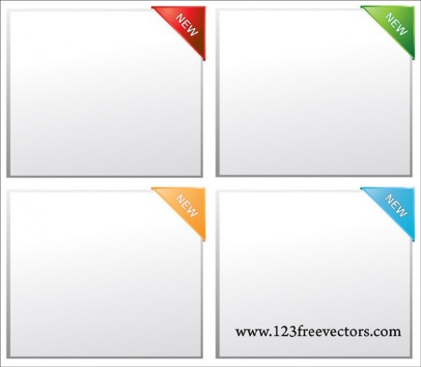 Colorful Paper Corners UI Vector Set web vector unique ui elements stylish quality paper corners original new interface illustrator high quality hi-res HD graphic fresh free download free elements download detailed design creative corners colorful badge   