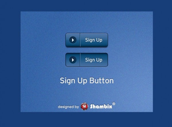 Pixel Perfect Blue Signup Button Set PSD web unique ui elements ui stylish states signup button set quality psd pressed original new modern interface hi-res HD fresh free download free elements download detailed design creative clean blue button blue active   