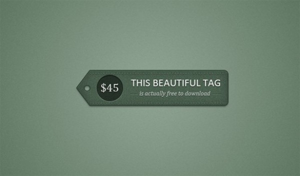 Beautiful Stitched Price Tag Interface PSD web unique ui elements ui tag stylish stitched quality psd price tag price original new modern label interface hi-res HD green fresh free download free elements elegant download detailed design deluxe creative clean   