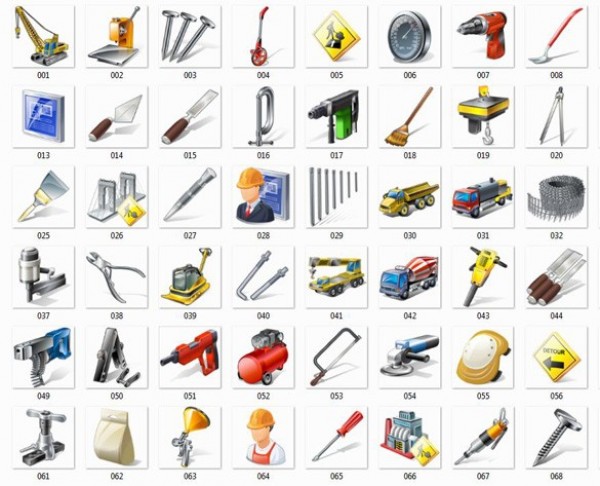 170 High Def Construction Related Icons Pack workers web unique ui elements ui tools stylish simple safety quality original new modern interface icons hi-res HD fresh free download free equipment elements download detailed design creative construction tools construction clean   