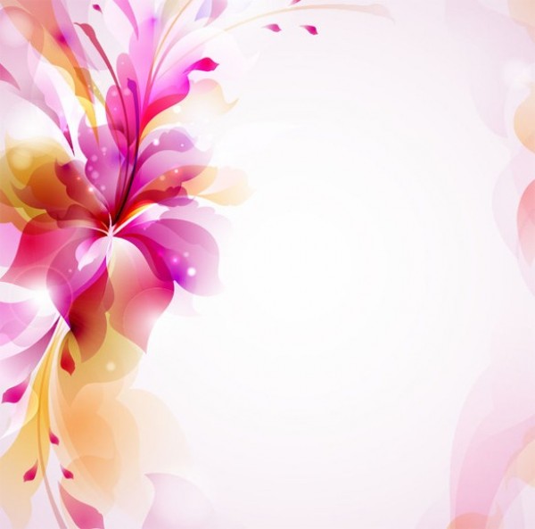 Delicate Pink Sunlit Floral Abstract Background web vector unique transparent translucent sunlit sunlight stylish quality pink original nature illustrator high quality graphic glowing garden fresh free download free flower floral eps download design creative background abstract   