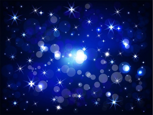 Starry Blue Bokeh Abstract Vector Background web unique ui elements ui stylish stars starry sparkling space quality original new modern lights interface hi-res HD fresh free download free eps elements download detailed design creative clean brilliant bokeh blue background abstract   