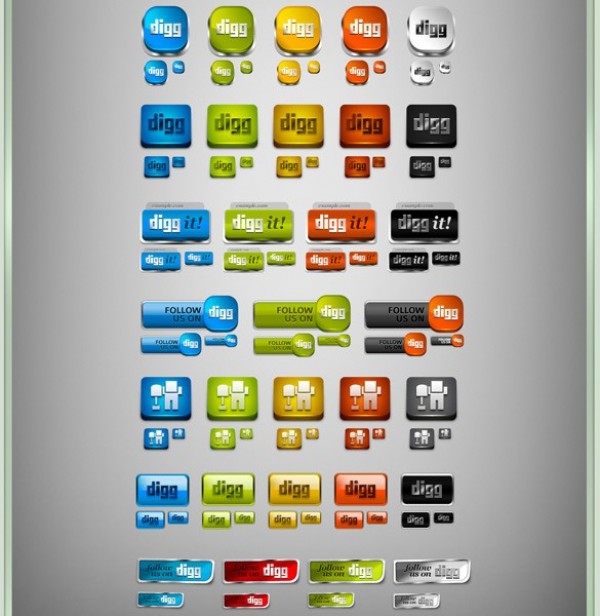 Power Pack DIGG Social Media Icons web unique ui elements ui stylish social set red quality psd png pack original orange new networking modern media interface icons hi-res HD grey green fresh free download free elements download digg icons set digg icons DIGG detailed design creative clean blue 3d   