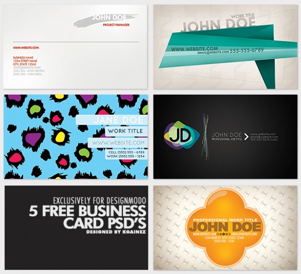 Clean business card collection psd photoshop cards business cards   